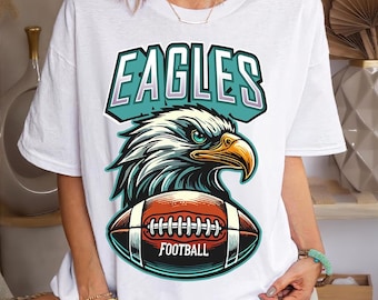 Eagles Game Day Png, SVG Football Mascot Png, Philadelphia Png, Eagles Lover Gift, Prezent dla miłośnika sportu, Game Day Shirt Png SVG