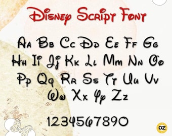 Cartoon Font SVG, Mouse Font SVG, Mouse Alphabet SVG, Letters Svg, Customize Gift Svg, Vinyl Cut File, ttf, Svg, Png, Printable Design Files