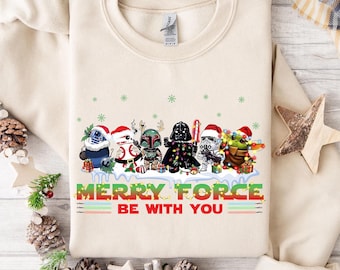 Merry Force Be With You png, Merry Christmas png, Christmas Galaxy War png, kerstploeg png, kerstpersonages png, kerstvakantie png