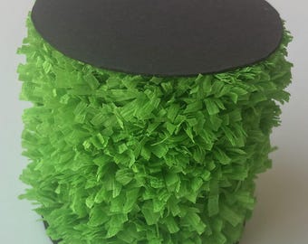 Brand New! Kelly Green Handmade Crepe Paper Fringe