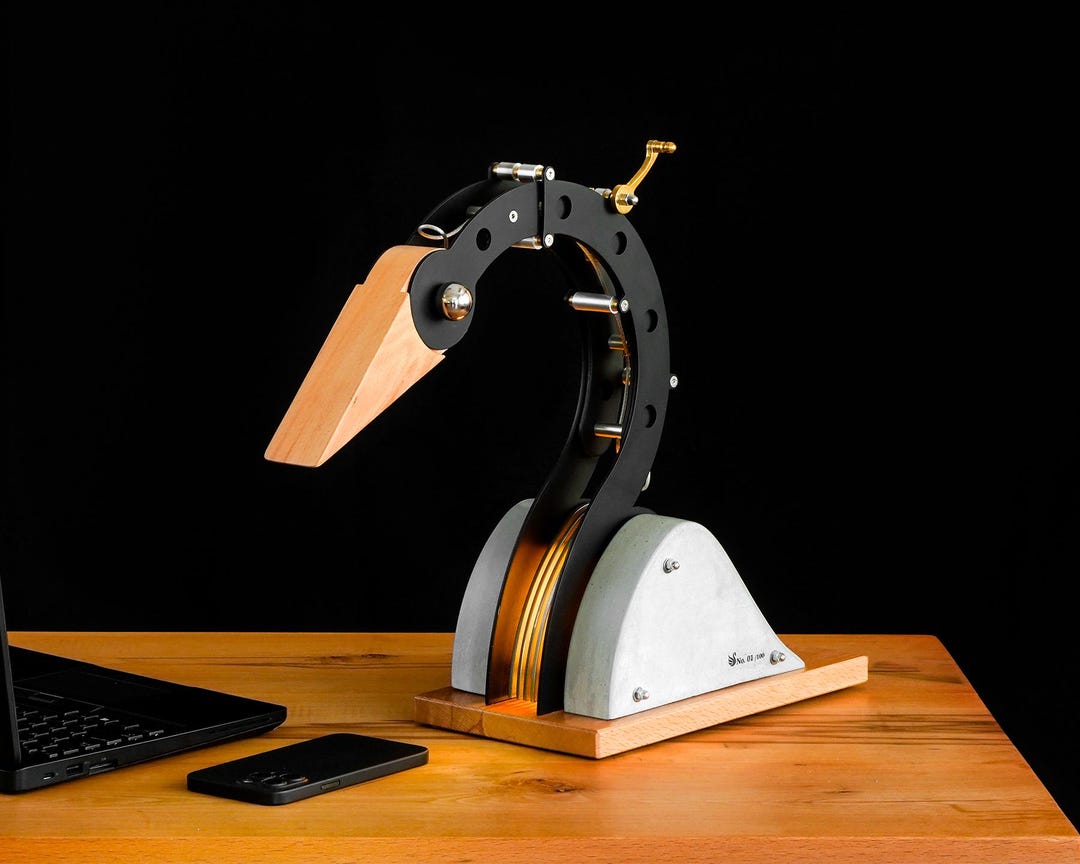 Industrial Table Lamp Mechanical Swan Desk Lamp Bird Lamp Unique Lamp