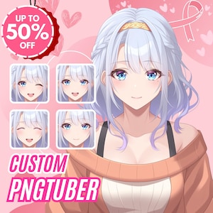 Custom Pngtuber | Pngtuber Character | Pngtuber Design | Pngtuber | Live2d Commission | Live2d model | Pngtuber Avatar | Pngtuber model