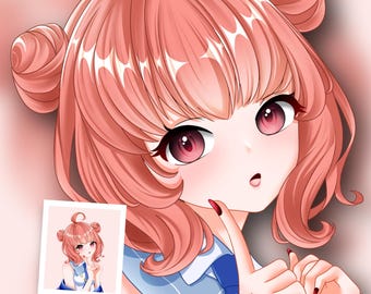Custom Anime Profile Picture | Personalized Icon Avatar (Digital File)