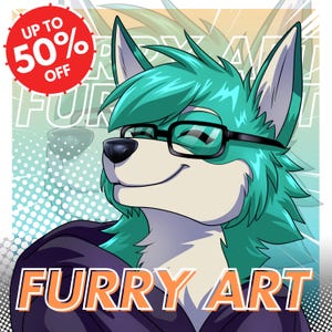Fursona commission art, anthro icon, furry pfp, Custom Furry Art Commission, furry ref sheet, furry Commission, furry fursona headshot