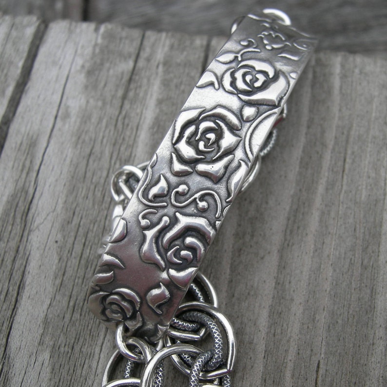 Rosevine Secret ID Bracelet Personalized Made To Order Sterling image 2