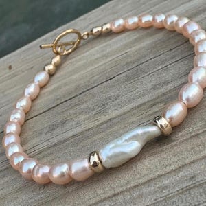 Pink Pearl Bracelet