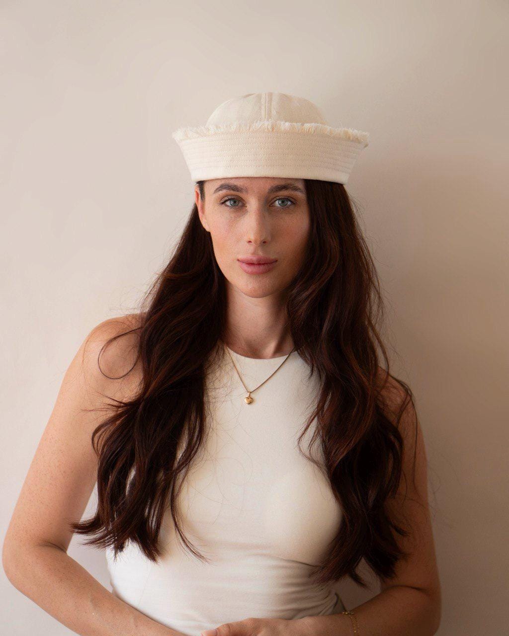 Raw Edge Straw Hat - Etsy