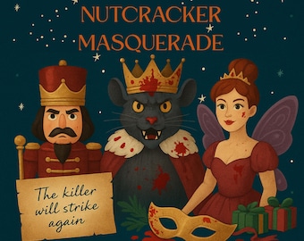Christmas Murder Mystery Game Printable – Nutcracker Murder Mystery Party, Holiday Party Game, Large Group Christmas Game 6–20+ Players