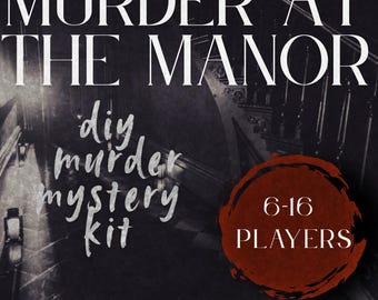 DIY Murder Mystery Party Kit – Printable Whodunnit Dinner Game – How to Host a Mystery Party – Instant Download PDF