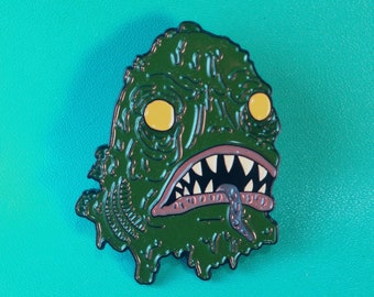 Deep One soft enamel pin