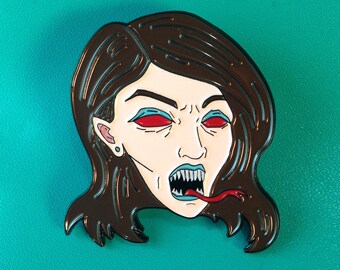 Succubus soft enamel pin