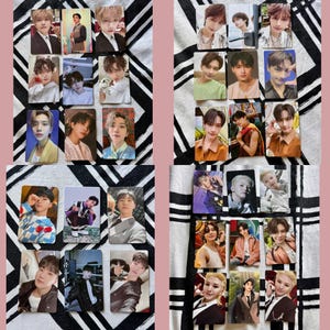 Tarjetas fotográficas oficiales de Seventeen (versión Weverse, varias líneas Hyung)