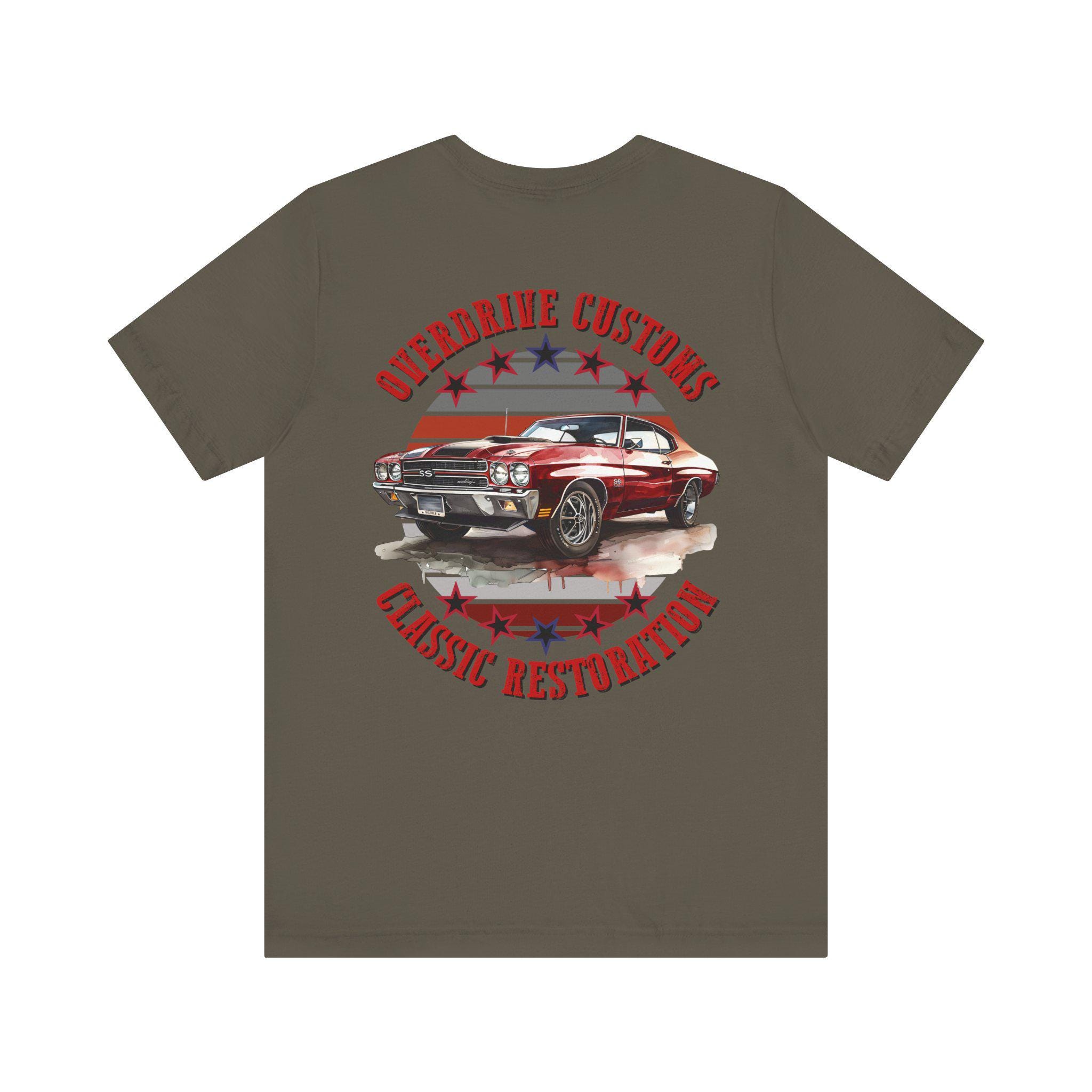 共用[Thevinylhouse]Old Car T-Shirt 2COLOR Car Shirt, Personalized Vintage Car Restoration Tee, 60's