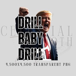 Trump png, oliewerker, digitale download verkiezing 2024, verkiezingsfoto, DJT-downloads, transparante directe download Trump Drilling