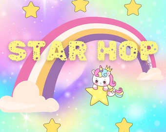 Star Hop - A music theory / note values / rhythm game