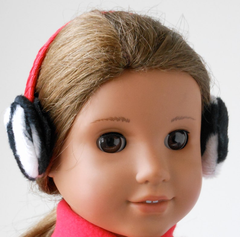 American Girl doll faux fur ear muffs Etsy