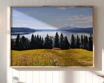 Zweedse meerlandschapsfotografieprint, Nordic Wall Art (digitale download)