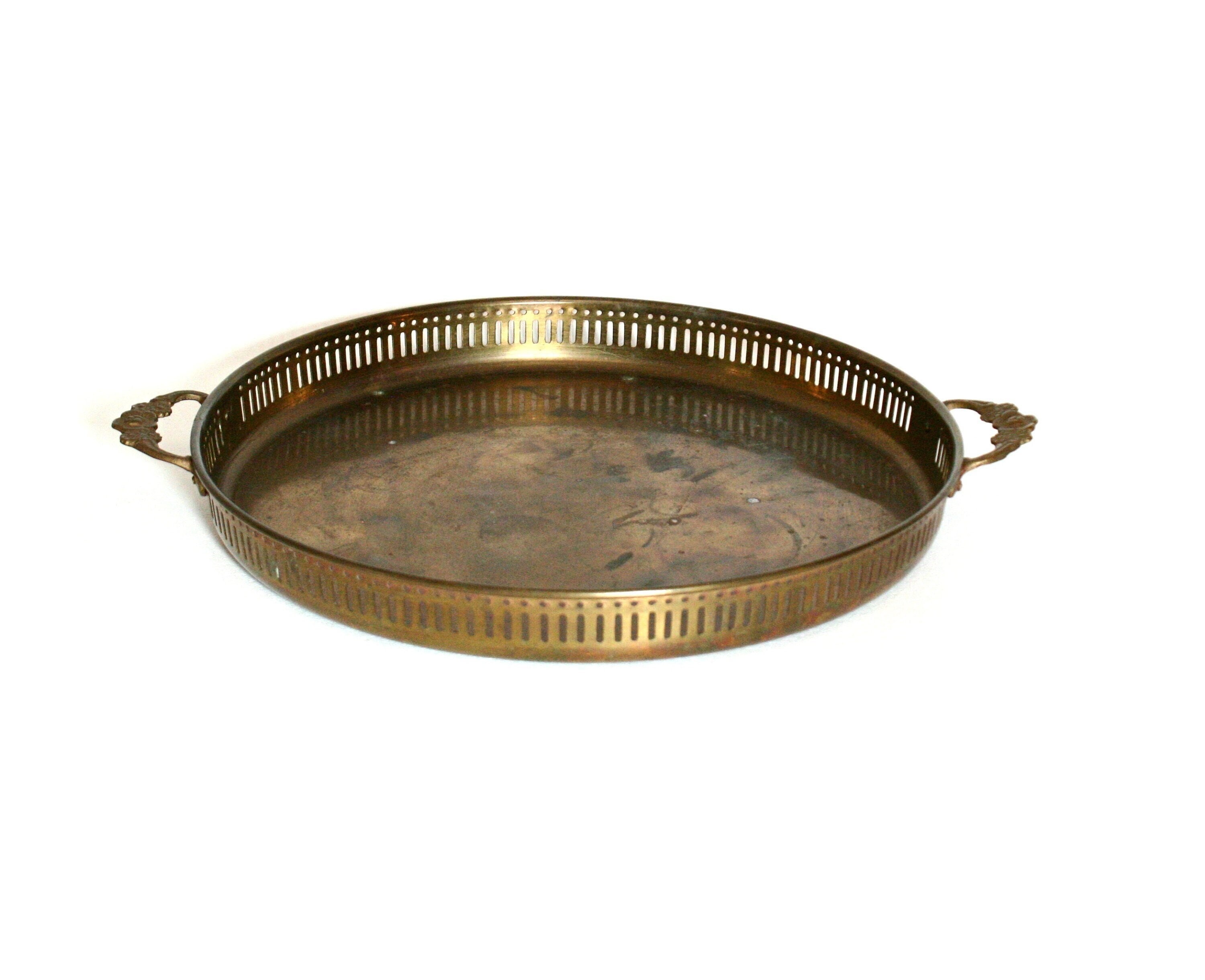 Bronze Serving Tray Etsy