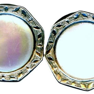 16 Sets~ Shirt Cuff Link Studs, Antique, Victorian, Abalone, MOP, Lapel Pins, Diamante, Celluliod,