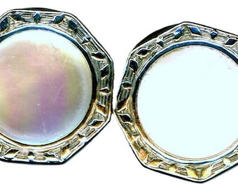 16 Sets~ Shirt Cuff Link Studs, Antique, Victorian, Abalone, MOP, Lapel Pins, Diamante, Celluliod,