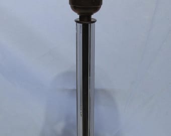 1930's~ Champagne Pink~ Etched Glass~ Bohemian~ Rewired~ 15" High~ 20's Swag Glass Shade.