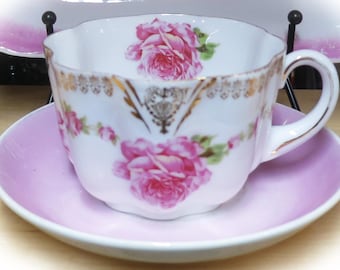 20 Sets~ 2 Pc ~ Tea Cup W Saucer ~ Vintage ~ Gilded, Lusterware, Floral, Footed
