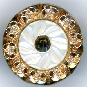 15 pcs~Victorian Floral Cufflinks, Ornate Gold Tone Oval Cuff Links, MOP, Agates, Engine Turned, Holloware, For Jewel Creations !