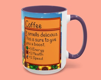 Stardew Valley Coffee Mug: Gamer Gift, Printed Ceramic