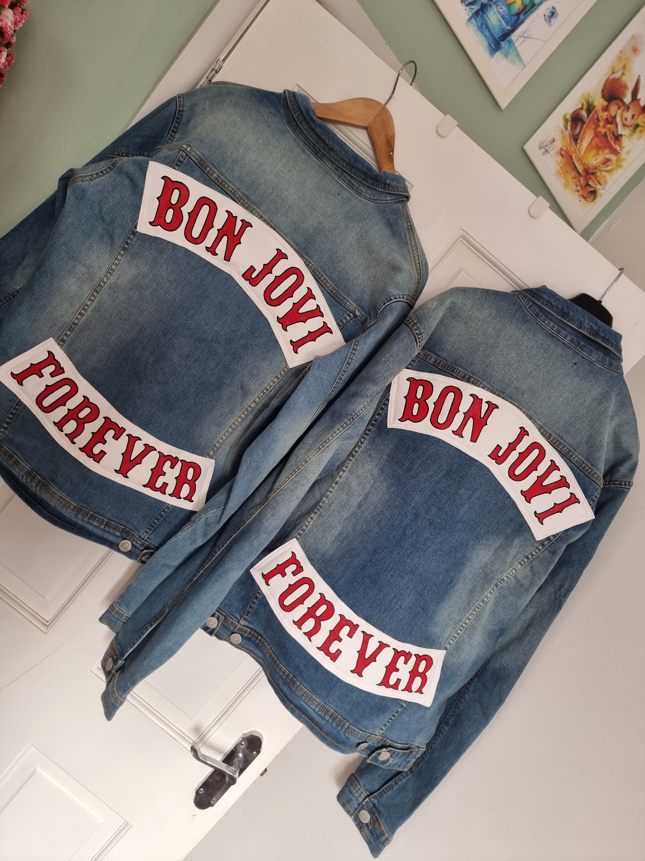 Bon Jovi Forever Denim Jacket - Etsy