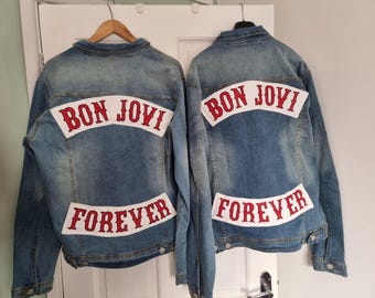 M*N様 ボン・ジョヴィ Forever Denim Jacket XL オフィ ボン・ジョヴィ