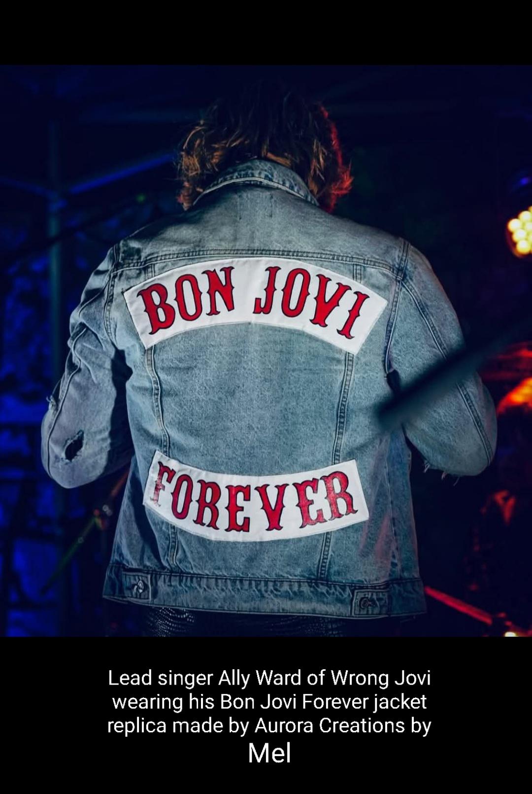Bon Jovi Forever Denim Jacket - Etsy