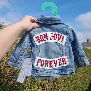 Bon Jovi Forever Denim Jacket - Etsy
