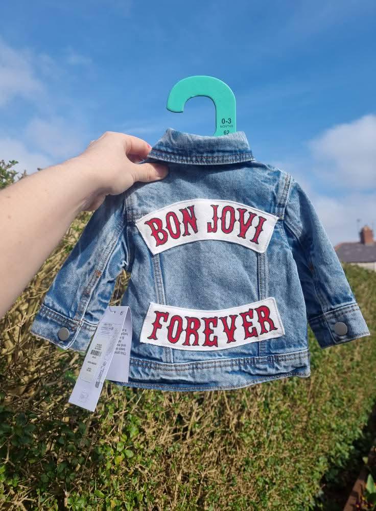 Bon Jovi Forever Denim Jacket - Etsy