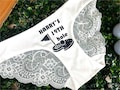 Personalized 19th Hole Funny golf underwear bachelorette party wedding party fun valentines anniversary Custom Bride Pantie Bridal shower