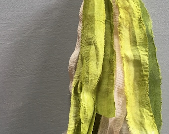 Soft Goddess Tassel / Sari Silk Earrings