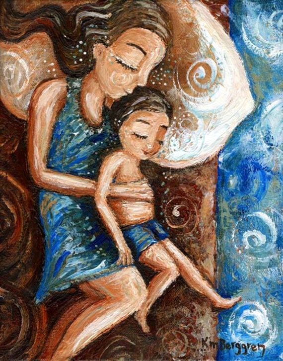 30 Motherandsonxxx - Mother Sleeping With Son Mother and Child Wall Art Print - Etsy Finland
