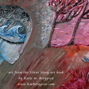 Silent Story by Katie m. Berggren a wordless art book of loss, hope and friendship image 10