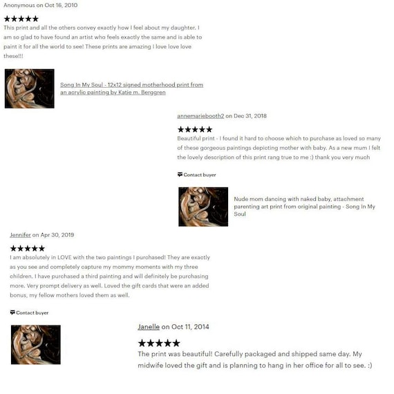 Nude Mom Dancing With Naked Baby Attachment Parenting Art Etsy Hong Kong