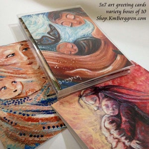 DESCONTINUADO - ¡Liquidación! Juego de 10 tarjetas de felicitación artísticas, obra de KmBerggren