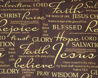 bible verse fabric etsy