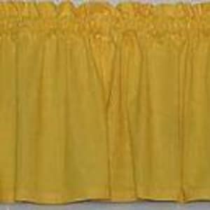 Volant - Kanariengelber Volant - Sonniger Bauernhaus Fenstervorhang Topper für Küche, Bad, Kinderzimmer Dekor - Wohnkultur Akzente - Vorhänge