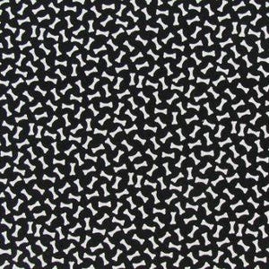 Dog Biscuits Valance – White Bones on Black Curtain for Veterinarian Office, Pet Shop, Farmhouse Kitchen, Dog Lover Window Decor