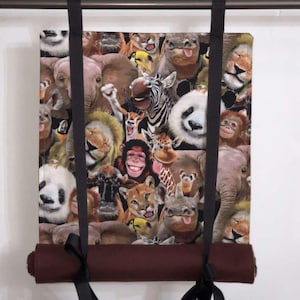 Classroom Door Window Curtain, Zoo Safari Teacher Roll Up Window Privacy Shade, Security Cover For Office & School Class Safety Shade Panel