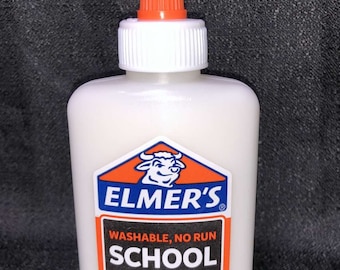 ELMER'S School Glue, Washable No Run Kid Crafts 4oz DIY Slime - Lot of 3 OR 5 Bottles - You Choose
