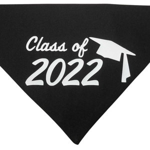Graduation Dog Bandana High School, College, Grade School Proud Graduate Dog Neckerchief Kerchief Bandana Neckwear - Specify Year