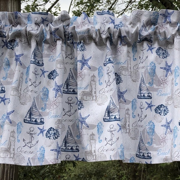 Nautical Valance Etsy