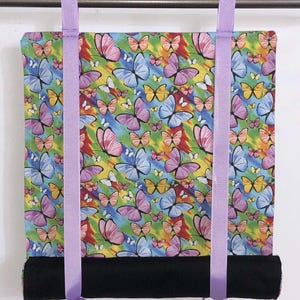 Classroom Door Window Curtain, Butterfly Pastel Teacher Roll Up Window Privacy Shade, Security Cover For Office & School Class Safety