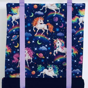 Classroom Door Window Curtain, Unicorn in Space Teacher Roll Up Window Privacy Shade, Security Cover For Office & School Class Safety