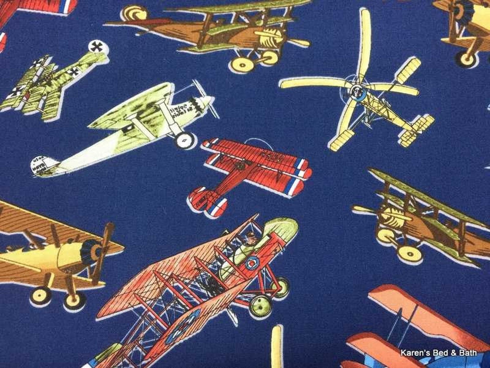 Vintage Airplane Valance Aircraft Planes Aviation Boy Mancave Etsy