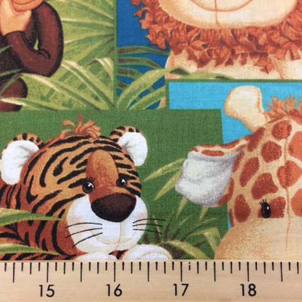 Jungle Babies Patty Reed Fabric Etsy Australia
